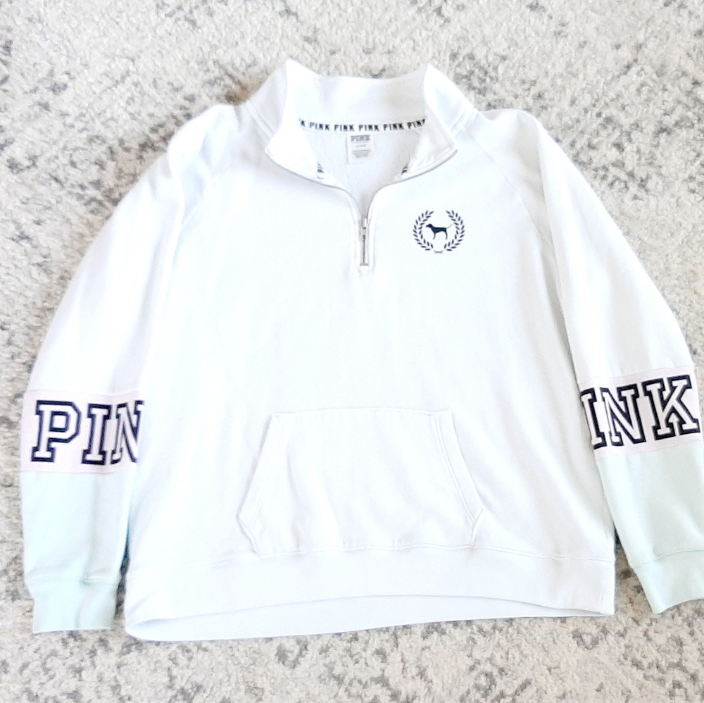 VS PINK Zip Up Sweatshirt Size M